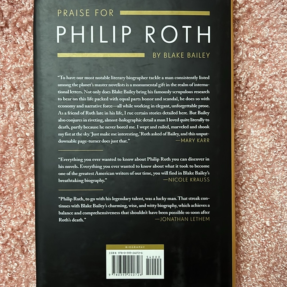 NEW Philip Roth Biography Book - Picture 2 of 4